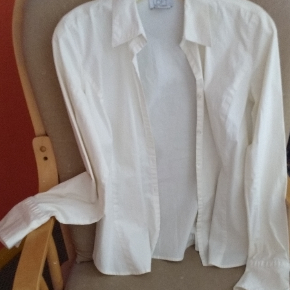 Ann Taylor Loft Blouse white size 8